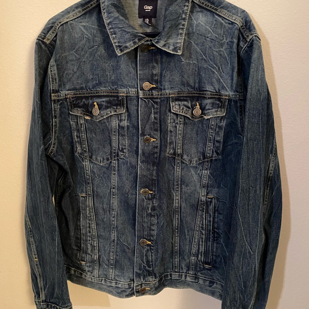 GAP Men's Classic Indigo Denim Jacket